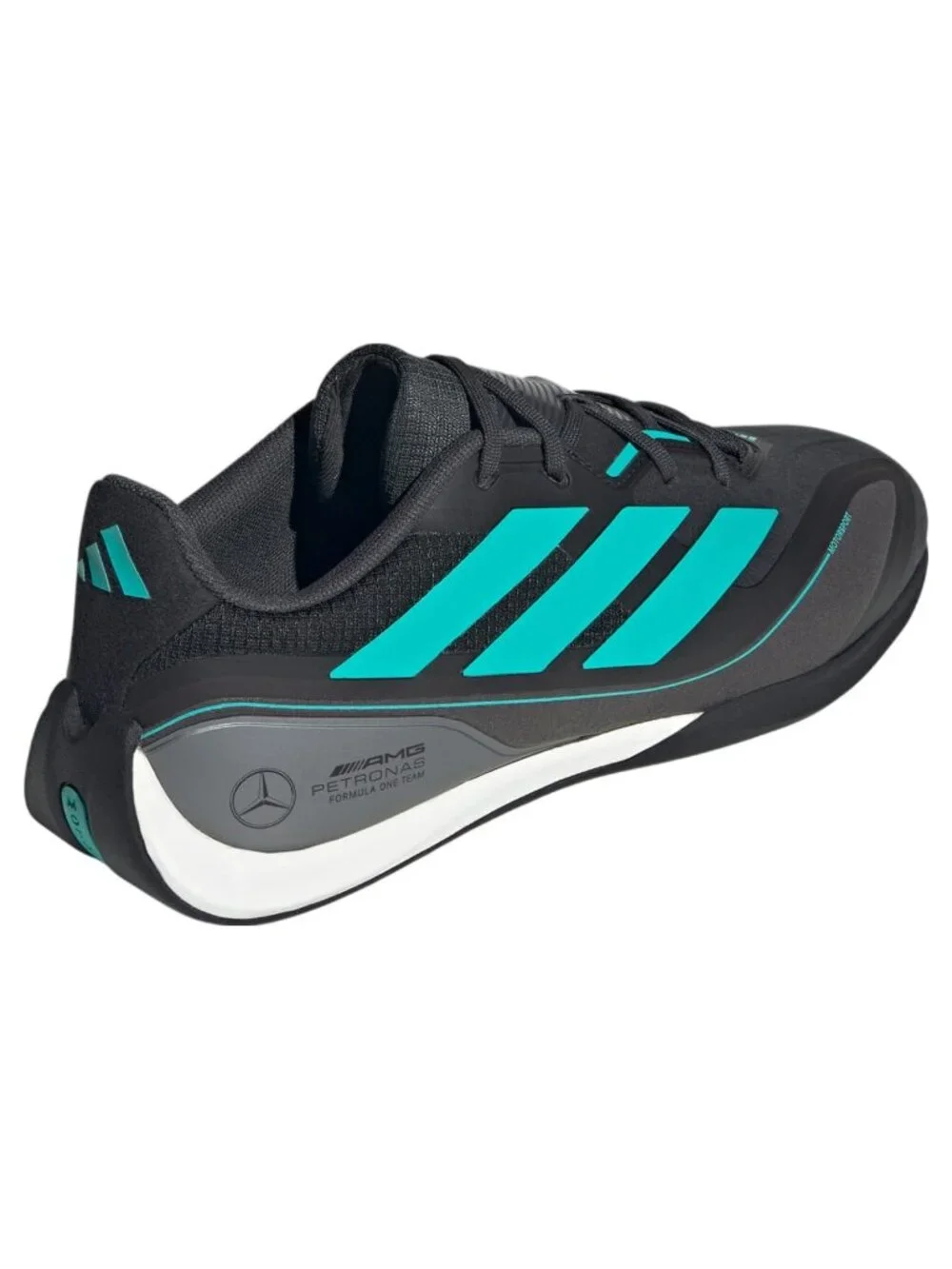 adidas Feroza Mercedes AMG Petronas F1 Unisex 9m/10w Team Shoes Black JQ3272 NEW